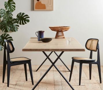Titus Black Stained Oak Dining Chair