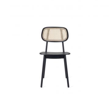Titus Black Stained Oak Dining Chair